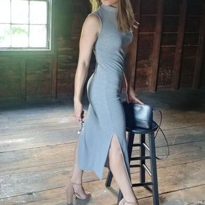 Mock Midi Dress